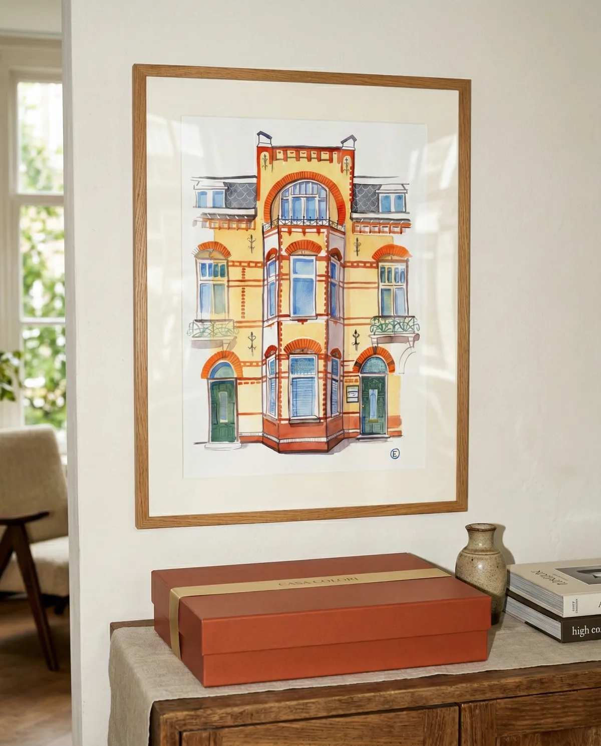 Klaar voor aan de muur