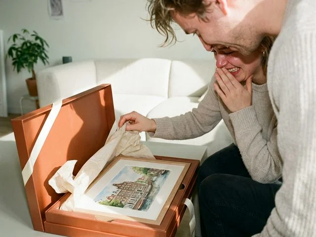 Ingelijst en verpakt